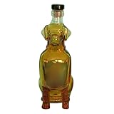 Whisky Karaffe aus Glas – Whiskeykaraffe für Liebhaber, Whisky Glas zum Servieren, Aufbewahren oder Verschenken, Geschenk für Liebhaber (Hund)
