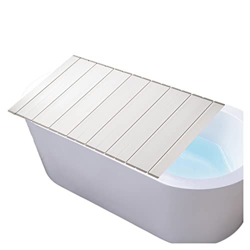 Cubierta de bañera plegable de 1 cm con aislamiento térmico y función antipolvo 2