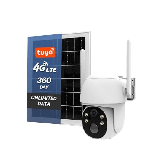 MOES Solar Powered 4G LTE Security Camera