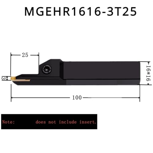 Herramienta de torneado ranurado MGEHR2525-4T40 miniatura 2