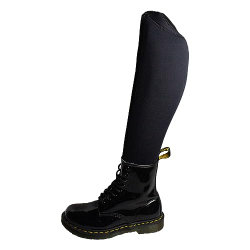 Freedom Cover Prosthetic Leg Cover, Above Knee (H: XTall 18", C: Reg 14.5") BLACK, Water-Resistant, Water Repellant, All Ages, Unisex
