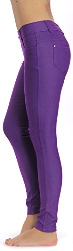Image of Prolific Health Women's Jean Look Jeggings Tights Slimming Many Colors Spandex Leggings Pants Capri S-XXXL