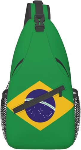 Morrales de bandolera unisex bandera Brasil miniatura 1