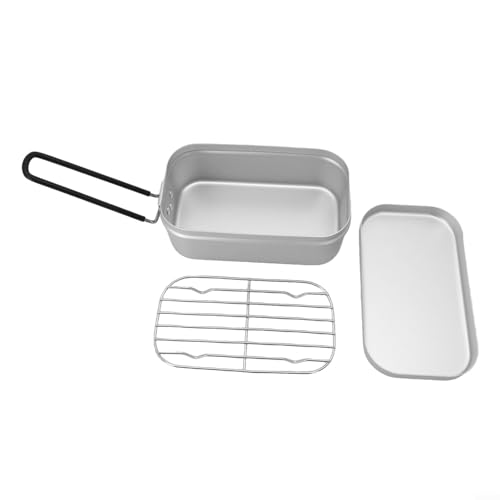 Utensilios de cocina de aluminio que acampan con la solución ligera del estante al vapor para la cena
