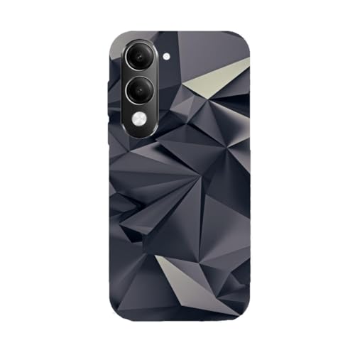 Image of Crepes Pattern|Mix Colours | 3D Designs | Marble Designer Printed Hard Matt Finish Mobile Case Back Cover for Vivo T4 Lite 5G /iQOO Z10 Lite 5G /Vivo Y19 5G /Vivo Y19E