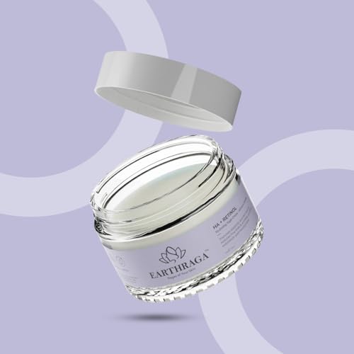 Image of Hyaluronic Acid + Retinol 0.5% Advanced Night Cream with Squalane and Vitamin E (Pack of 2) | 50 gm X 2