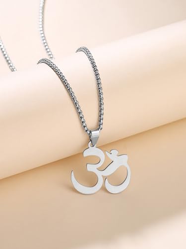 Image of Yellow Chimes Chain Pendant for Men Fashion Black Silver Pendants For Men |Shaped Pendant Necklace | Stainless Steel Chain for Men | Accessories for Men | Birthday Gift for Men & Boys