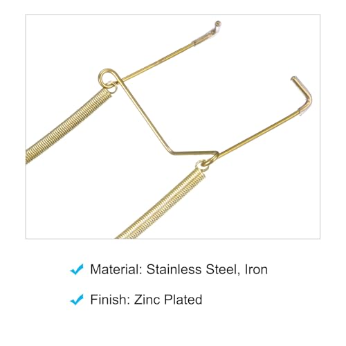Image of METALLIXITY Plate Hanger (8 Inch) 5Pcs, Stainless Steel U Type Invisible Wall Hook with Tip Protectors - for Decorative Plates, China, Plates, Zinc Plated