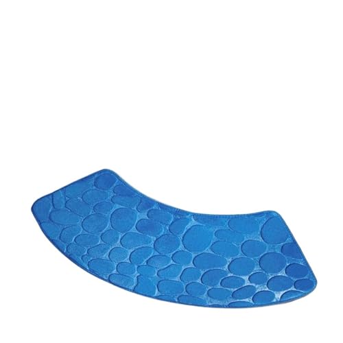 Tapis de bain antidérapant bleu 30x60 cm pour douche et angle de maison - 2