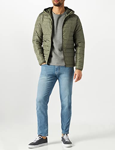 JACK & JONES Herren Jjeace Spring Puffer Hood Steppjacke mit Kapuze, Dusty Olive, XL – Ansicht 2