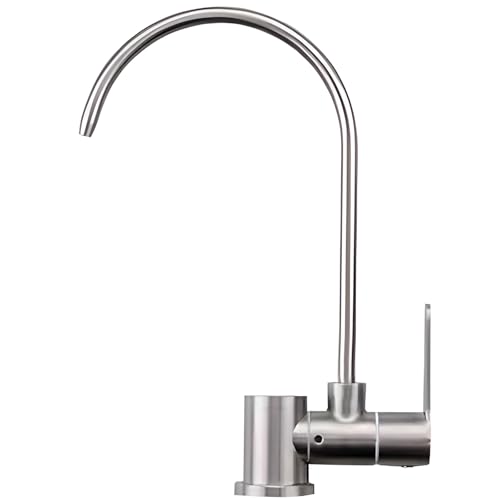 DMOZMSY Grifo Cocina Osmosis Inversa Níquel Cepillado