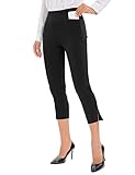 KOJOOIN Womens Golf Pants Business Casual Capris Stretch Lightweight Quick Dry Capri Work Yoga Dress