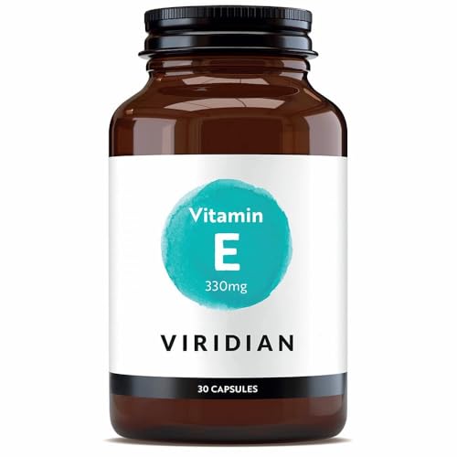 Viridian Natural Vitamin E 400IU, 30 Vegetarian Capsules