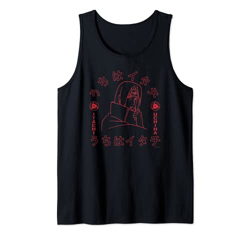 slow bucks tank top - Naruto Shippuden Itachi of the Sharingan Tank Top