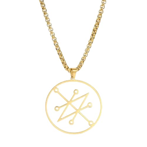 Collier roue de fortune talisman ange argenté pour un style bohème chic F1133