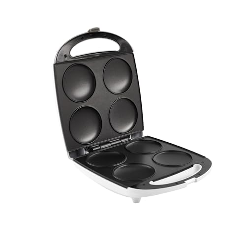 Image of Imusa USA GAU-80300 4 Slot Electric Arepa Maker with Nonstick Surface (1,200-Watts), White