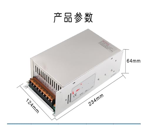 Alimentation à découpage 24V 25A avec ventilation active pour régulation thermique