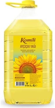 Komili Sunflower Oil Narrow Mouth, Pet Bottle, 4 Lt