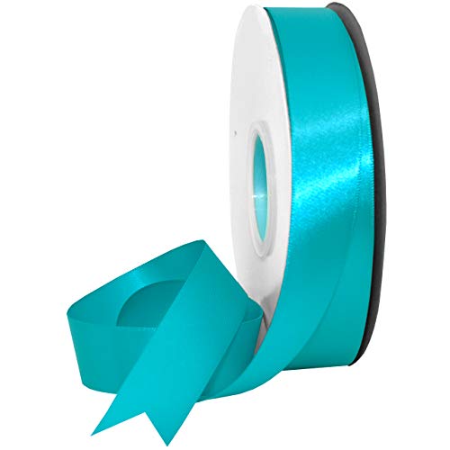 Image of Morex Ribbon 08822 /50-343 Ribbon, 7 /8 inch x 50 Yd, Tornado Blue