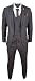 Produktbild TruClothing.com Herrenanzug 3 Teilig Tweed Design Peaky Blinders 1920 Stil Wollenanteil - braun 54EU/44UK Sakko- 38" Taille