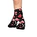 susiyo Retro Heart Lollipop Hiking Socks Boy Girls - Cushioned Crew Socks for Kids Soft, Breathable & Seamless Toe for All-Day Comfort