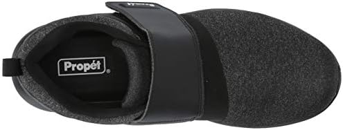 Propet Men's Viator Mod Monk Shoe, All Black, 08H 5E US | Image 4