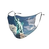 Broleo Lot de 5 masques réutilisables Statue de la Liberté pour adulte Assurance qualité : Nous savons combien la qualité est importante pour vous, si vous avez des questions, si vous avez des commentaires sur nos produits, n'hésitez pas à nous contacter, nous allons résoudre 100 % pour vous