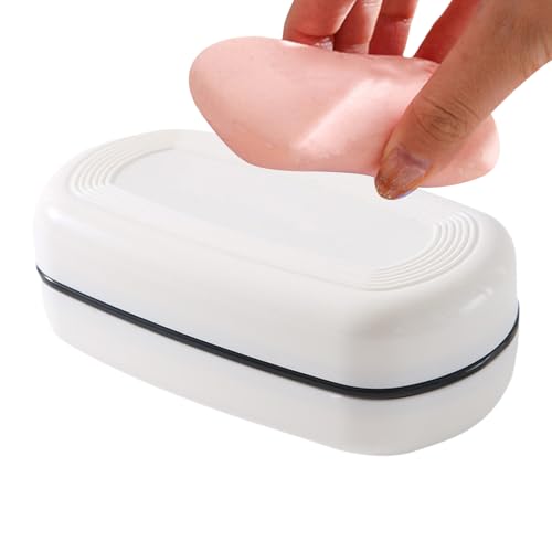 Boîte à Savon Nomade – Coque Antichoc, Contenant à Savon | Étui Étanche, Boîtier Léger avec Couvercle Serré pour Gymnase, Valise, Excursions,...