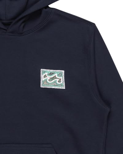 Sudadera Billabong niño de algodón con capucha abrigo juvenil gris para invierno 3