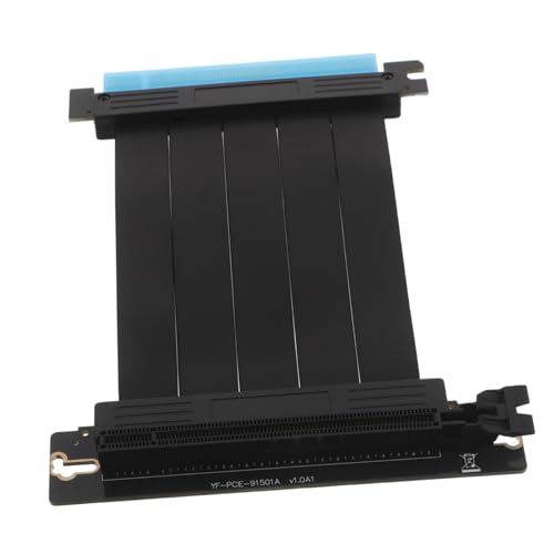 SEWACC Pcie Flexible Riser Cable Flat Ribbon GPU Extension Adapter EMI ...