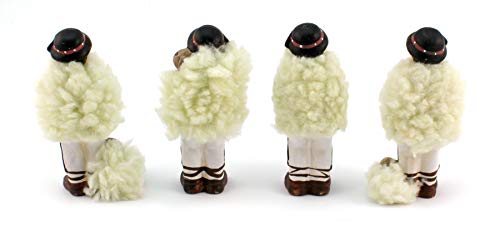Set de 4 Figuras Cerámicas Polacas de Pastor miniatura 2