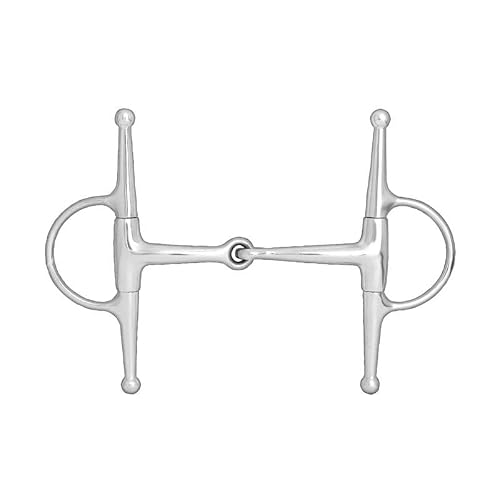 HORZE Full Cheek Snaffle Bit - 5 3/4