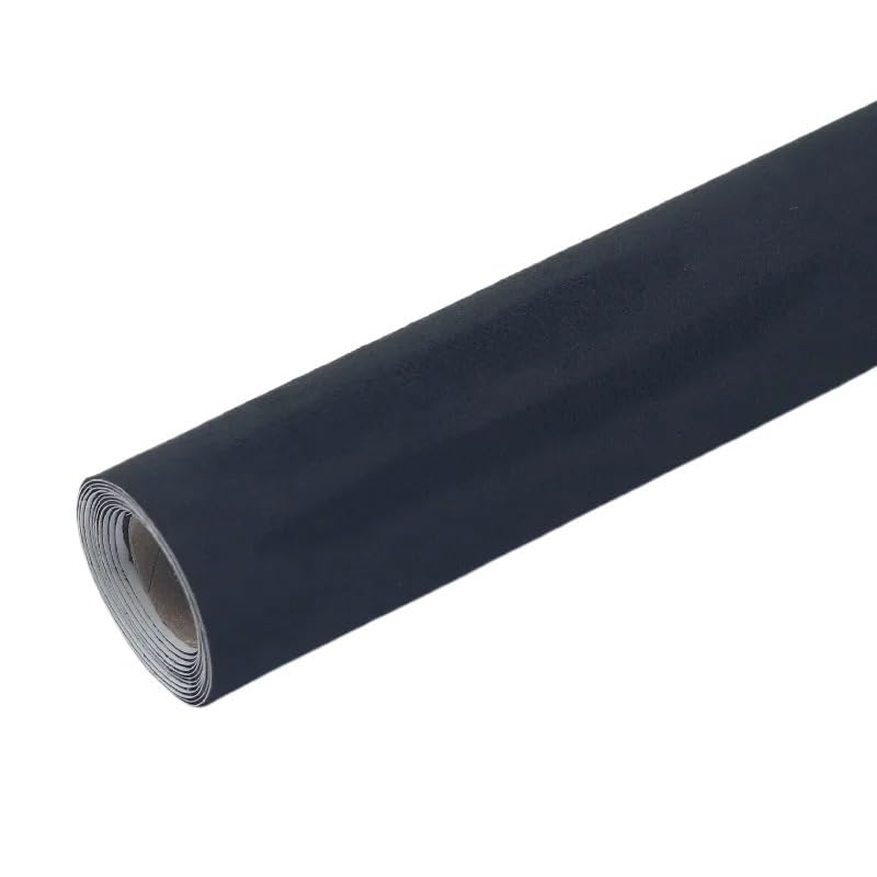 Tejido de terciopelo negro y tela de techo 30x150cm para tapicería automóviles