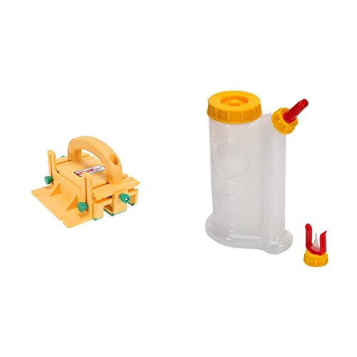 GRR-RIPPER 3D Pushblock for Table Saws, Router Tables, Band Saws, and Jointers by MICROJIG & FastCap Glu-Bot Glue Bottle (16 Ounces)