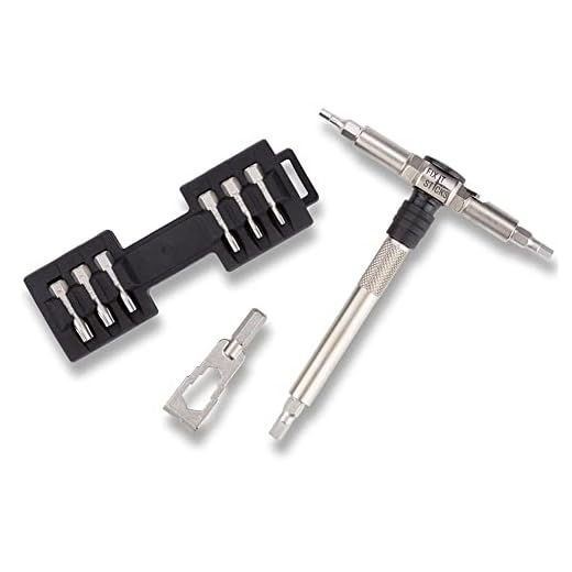 FIX IT STICKS Compact Ratcheting Multi-Tool - EDC Set with Ratcheting Locking Hex T-Way Wrench, Mini Pry Bar and 15 Bits Included