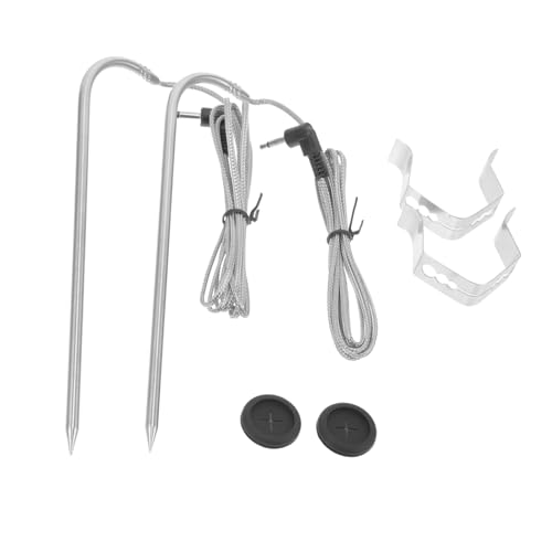 Alasum 肉用温度プローブ バーベキュー用交換プローブ 軽量 ポータブル エアフライヤー対応 キッチン調理用 温度計プローブ 1set