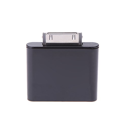 Docooler Portable BT Adapter Dongle Transmitter 30pin Plug Automatically Pair No Battery or Buttons Compatible with i-Pod Mini i-Pod Nano Touch Video