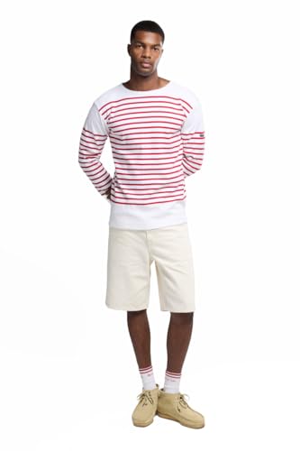 Armor Lux Men's Admiral Sailor, White/Emerald, L