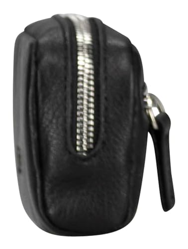 Étui à clés Jost Odense Key Case noir en cuir véritable minimaliste - 4