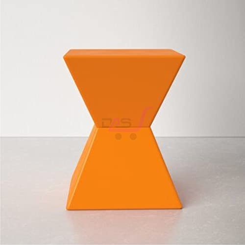 Image of Brown Arts Shoppee Craetive Side Table, Nightstand Coffee End Table for Living Room, Bedroom, Small Spaces Side Table for Living Room (Green) (Orange)