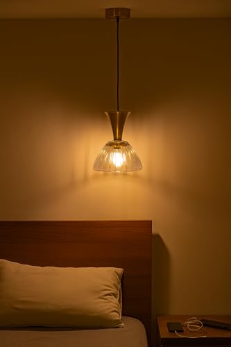 Image of FILLISKA Luxurious Hanging /Pendant Light. Warmwhite Light (Acrylic & Gold Finish-551)