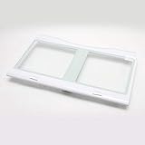 Samsung DA97-08511B Refrigerator Glass Crisper Drawer Cover, White, Replaces DA63-05511A, DA97-08511A, Genuine Original Equipment Manufacturer (OEM) Part