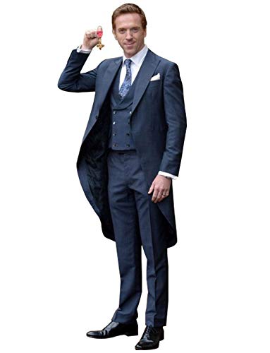 Manica lunga YZHEN Uomo Completo Tre Pezzi Set Smoking Smoking da Smoking con Risvolto