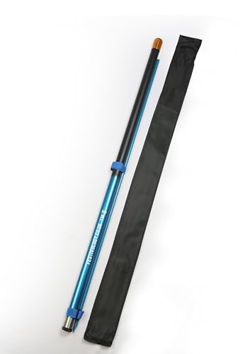 PRO Telescopic Flag Pole and Stake Bundle with Bag - Extra Strong Festival and Camping Flag Pole with Strong Ground Stake and Carry Bag (7m PRO Super Stake Bundle)