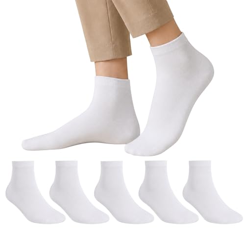Image of Essentials Unisex Fine Cotton Ribbed Ankle Socks | Ultra Soft, Breathable & Stretchable | Socks for Men & Women, Daily & Gym Wear