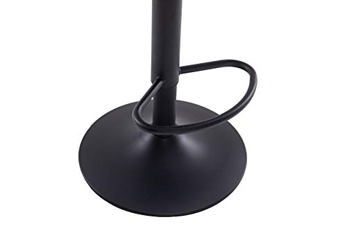 Requena Pair Of Bar Stools Leatherette Exterior With Armrest