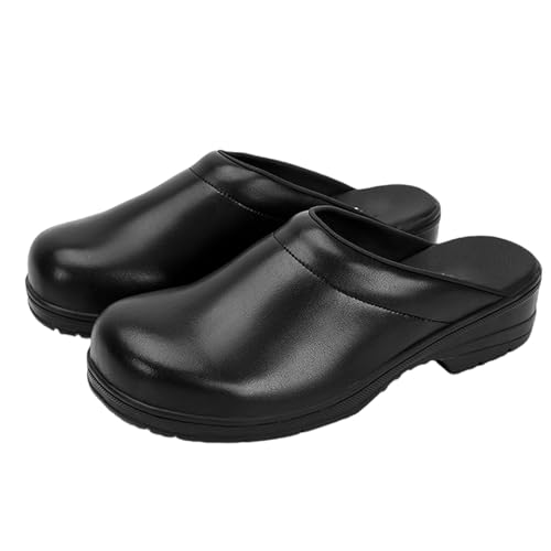 Leichtrit Chaussure Cuisine,Chaussures De Chef,Chaussures De Travail Chaussure Cuisine Femme Chaussure Cuisine Homme AntidéRapant RéSistantes à l'huile Sabot Cuisine Homme Unisex ImperméAbles