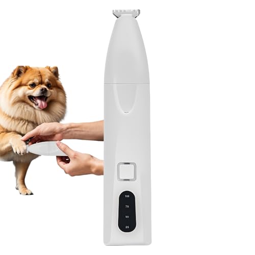 Tondeuse pour poils de chien silencieuse pour éliminer les nœuds des chats et chiots stressés