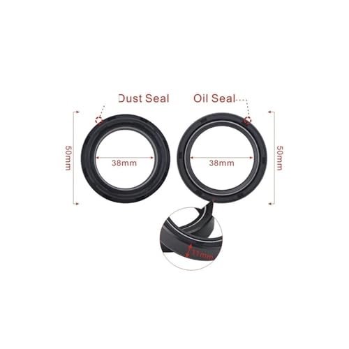 Joint de fourche avant 38x50x11 résistant pour restaurer la suspension - 2