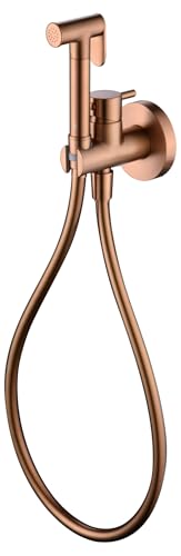 GALYON Imex Robinet encastré pour bidet - MUNICH PRO Robinetterie de salle de bain avec 1 position, laiton chromé, eau froide et chaude, manche ergonomique, flexible en acier renforcé, installation